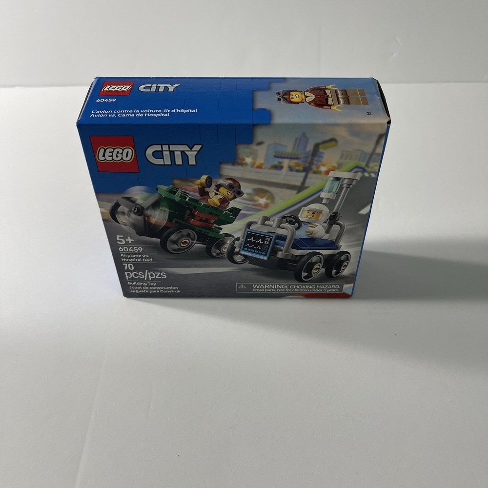 LEGO City Airplane vs. Hospital Bed 60459 NIB